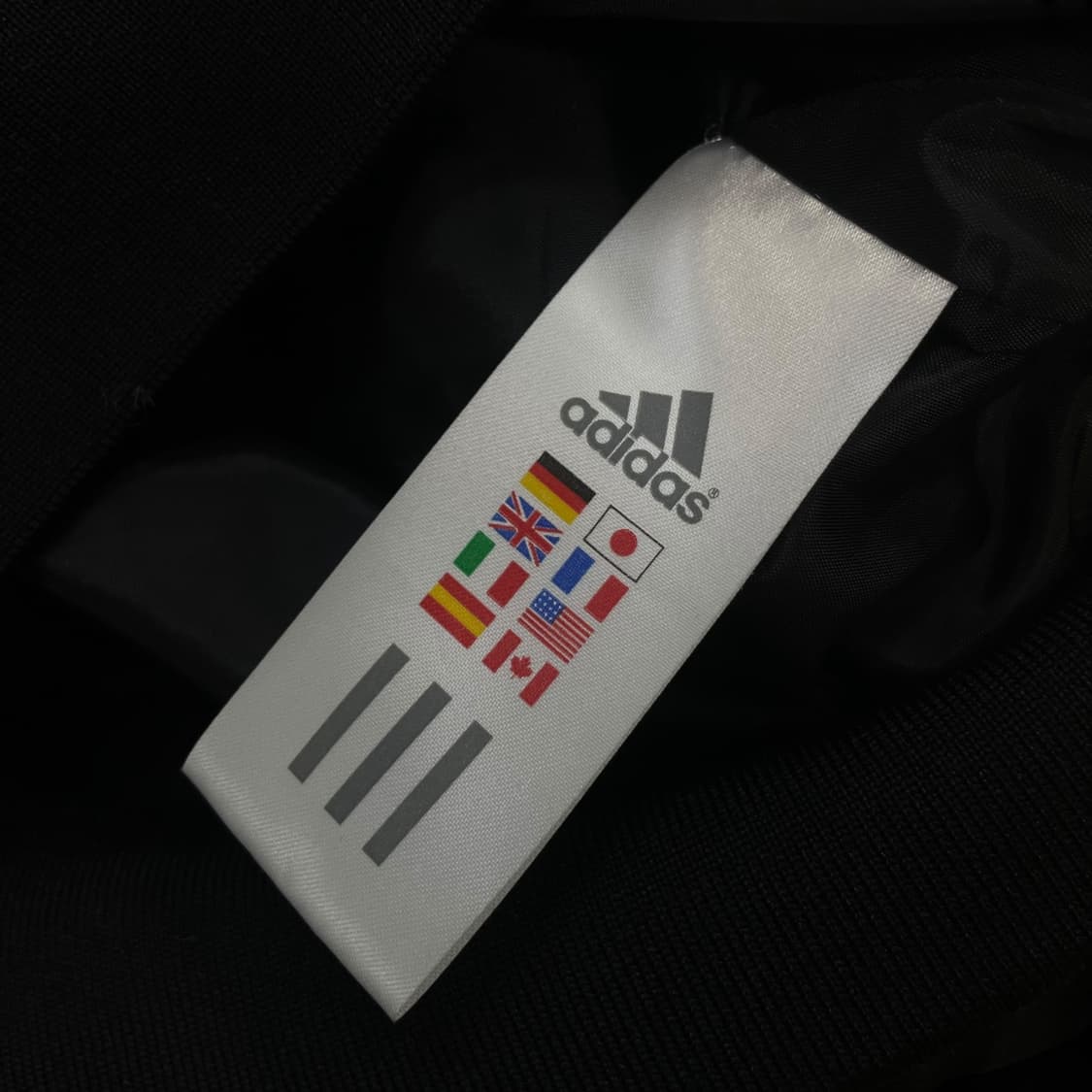 아디다스 빅 로고 퀄팅 트랙탑 져지 블랙 상품이미지7