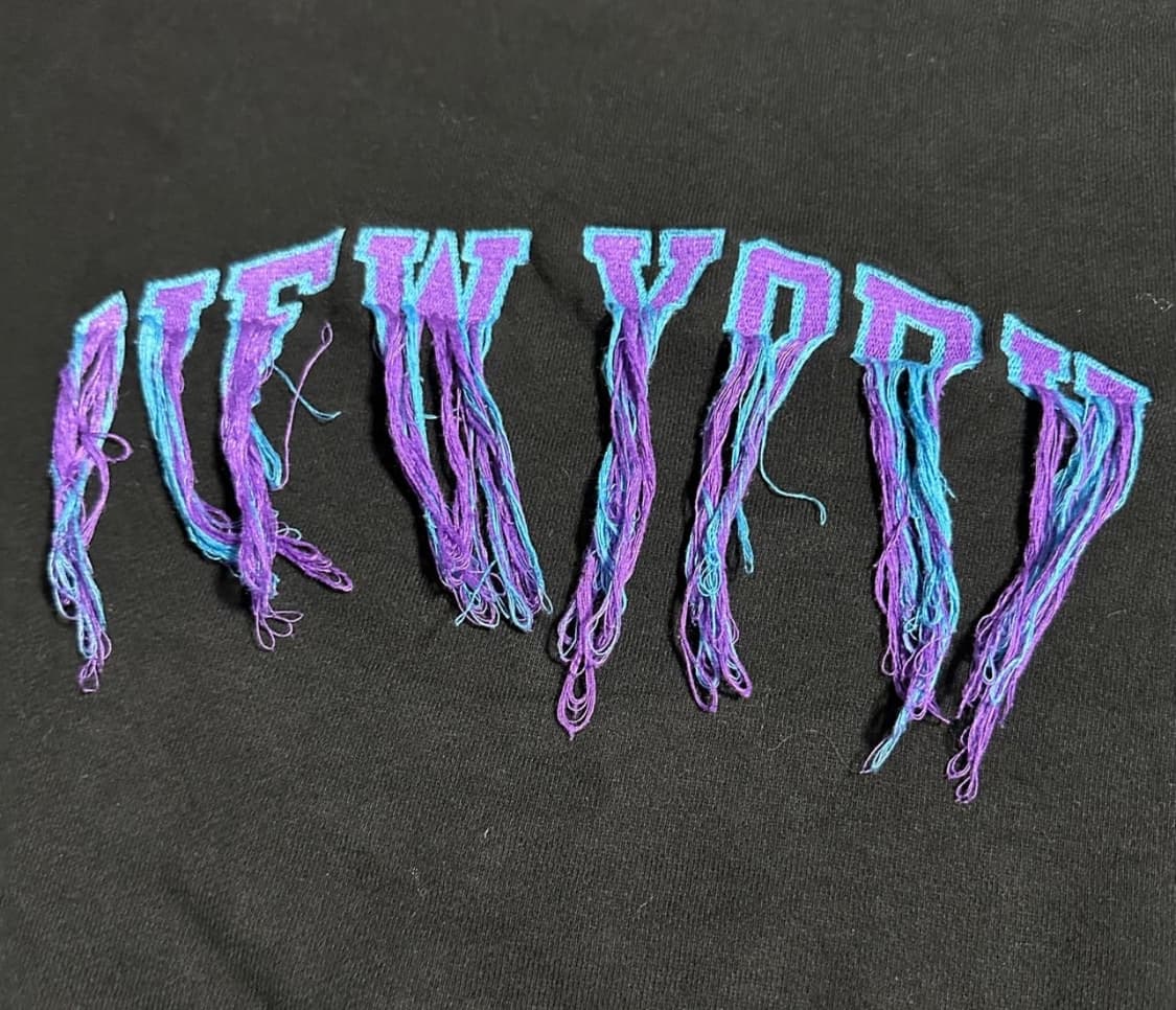 더블렛 블랙 맨투맨 상품이미지5