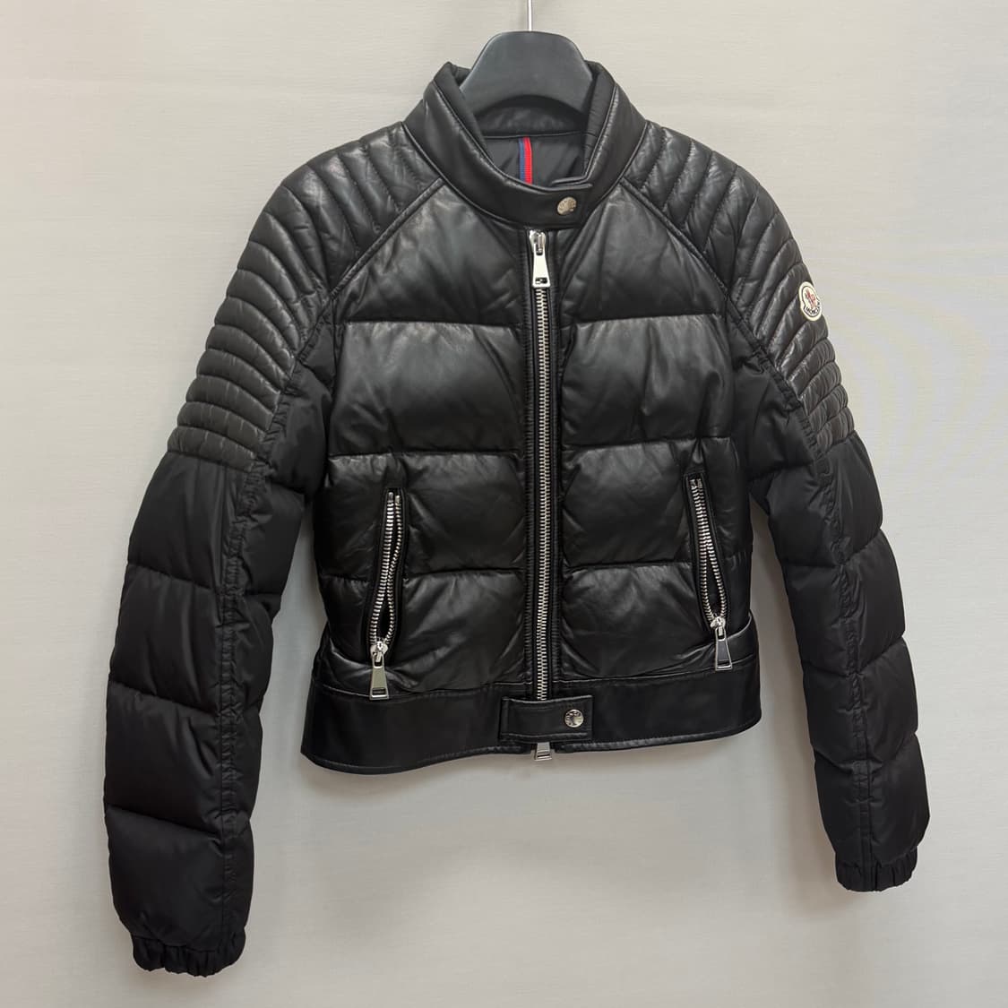 몽클레르 클레마티스 주보토 가죽 다운 패딩자켓 (44)  상품이미지2