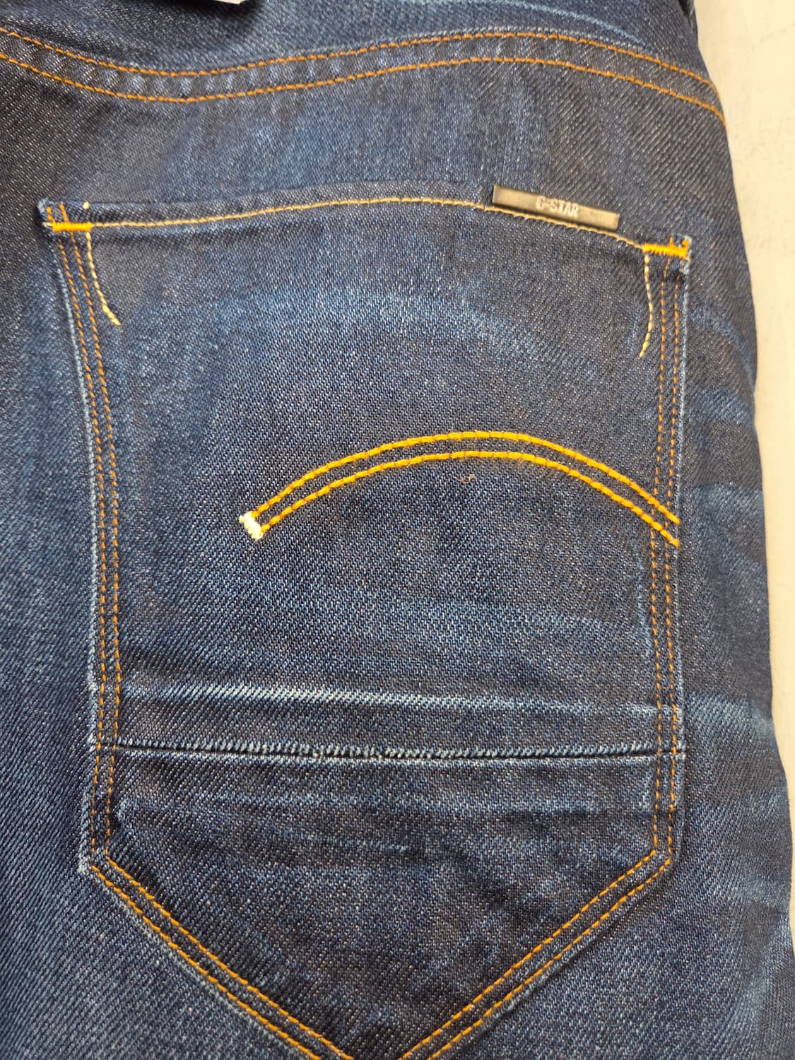 G-Star RAW ARC 3D다크 데님 롤업 청바지(W28/L30) 상품이미지6