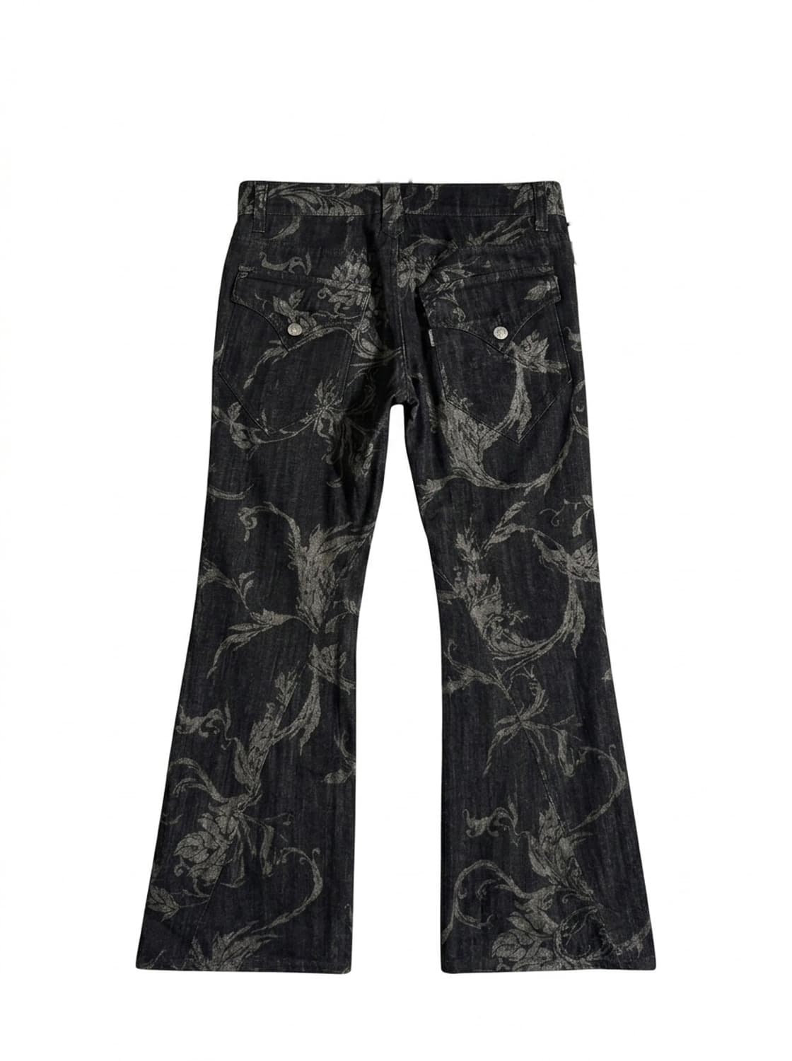 Tornado Mart - Lace-Up Bootcut Denim 상품이미지2