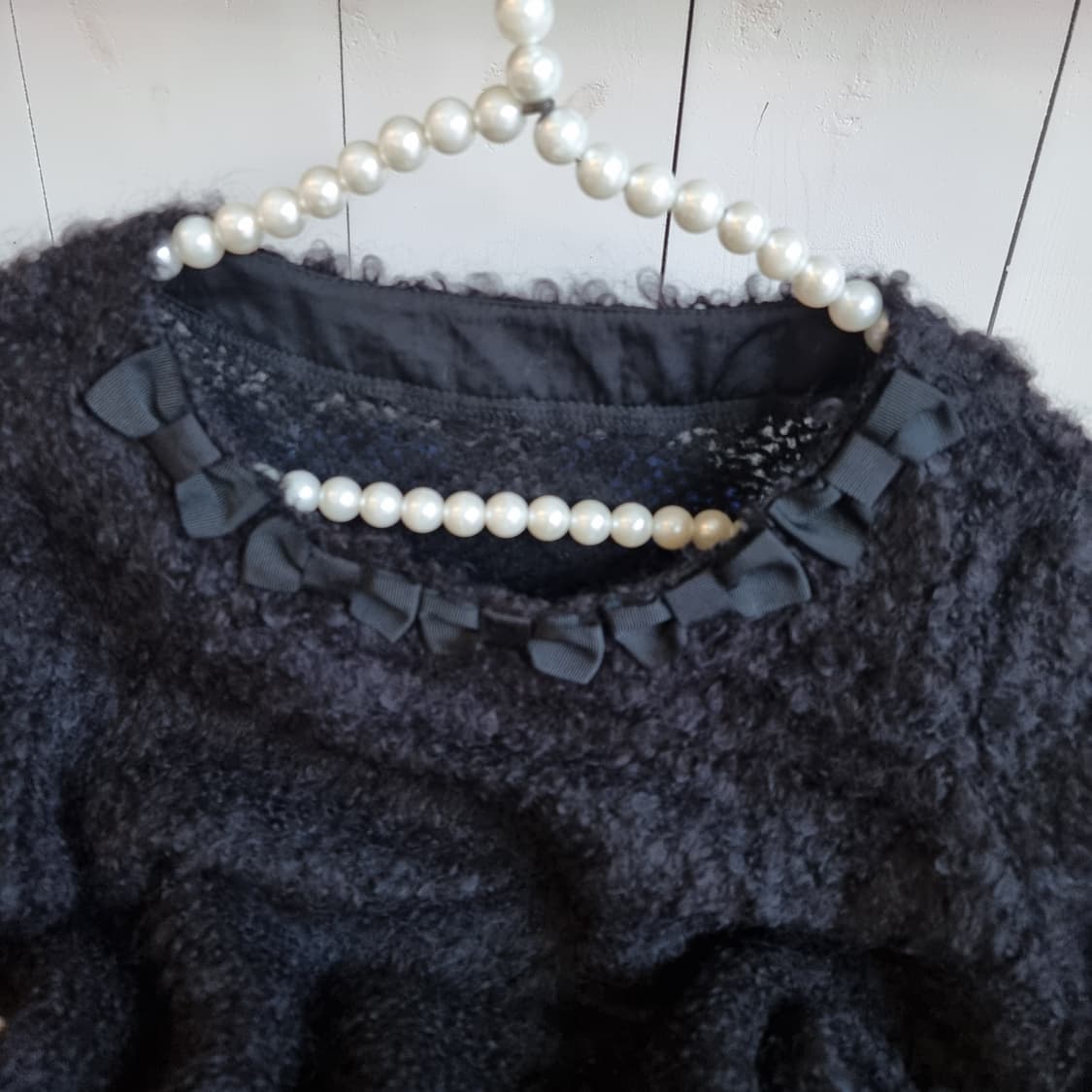 리본퍼 블라우스 상품이미지2