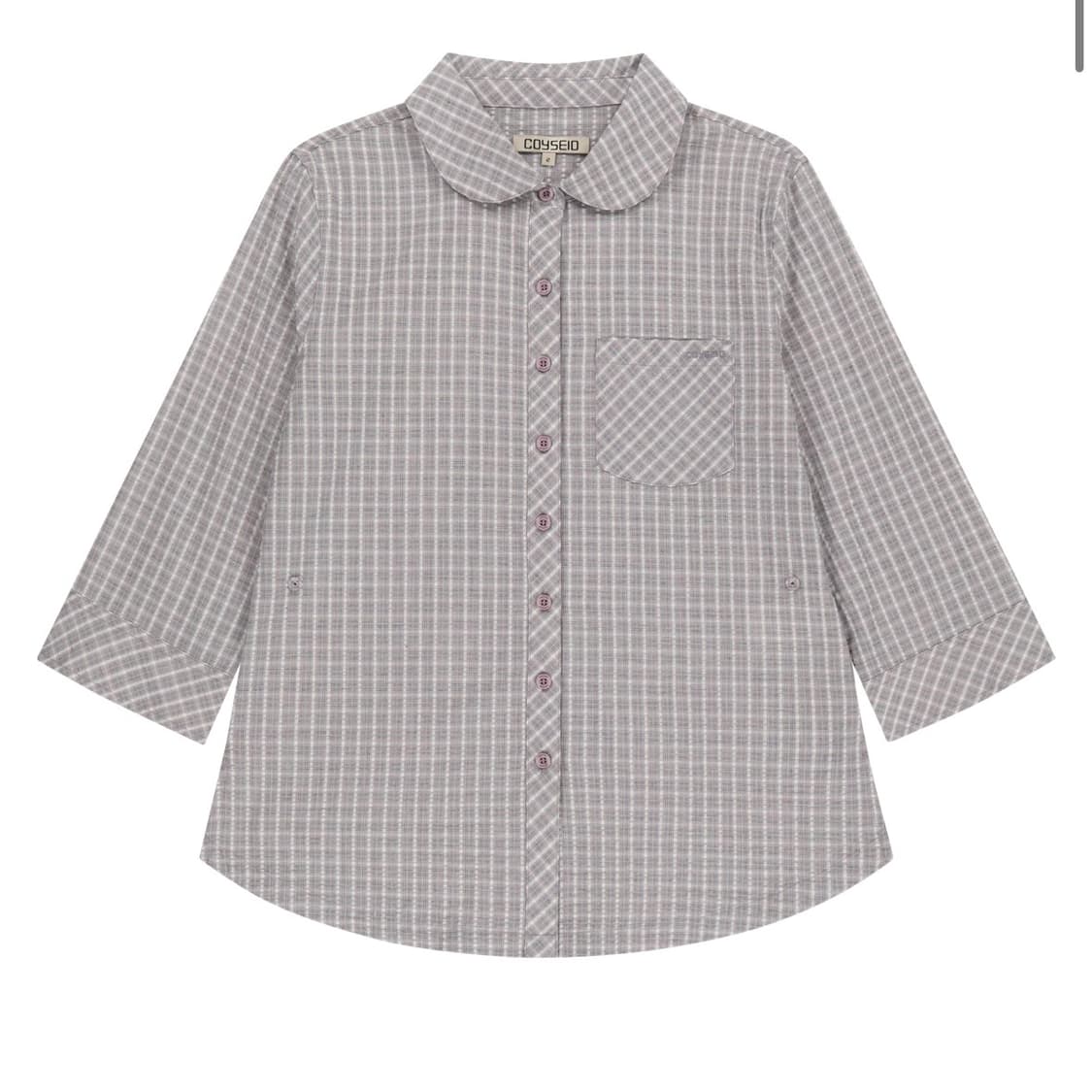 코이세이오 카프리셔츠 애쉬핑크 2사이즈 상품이미지1