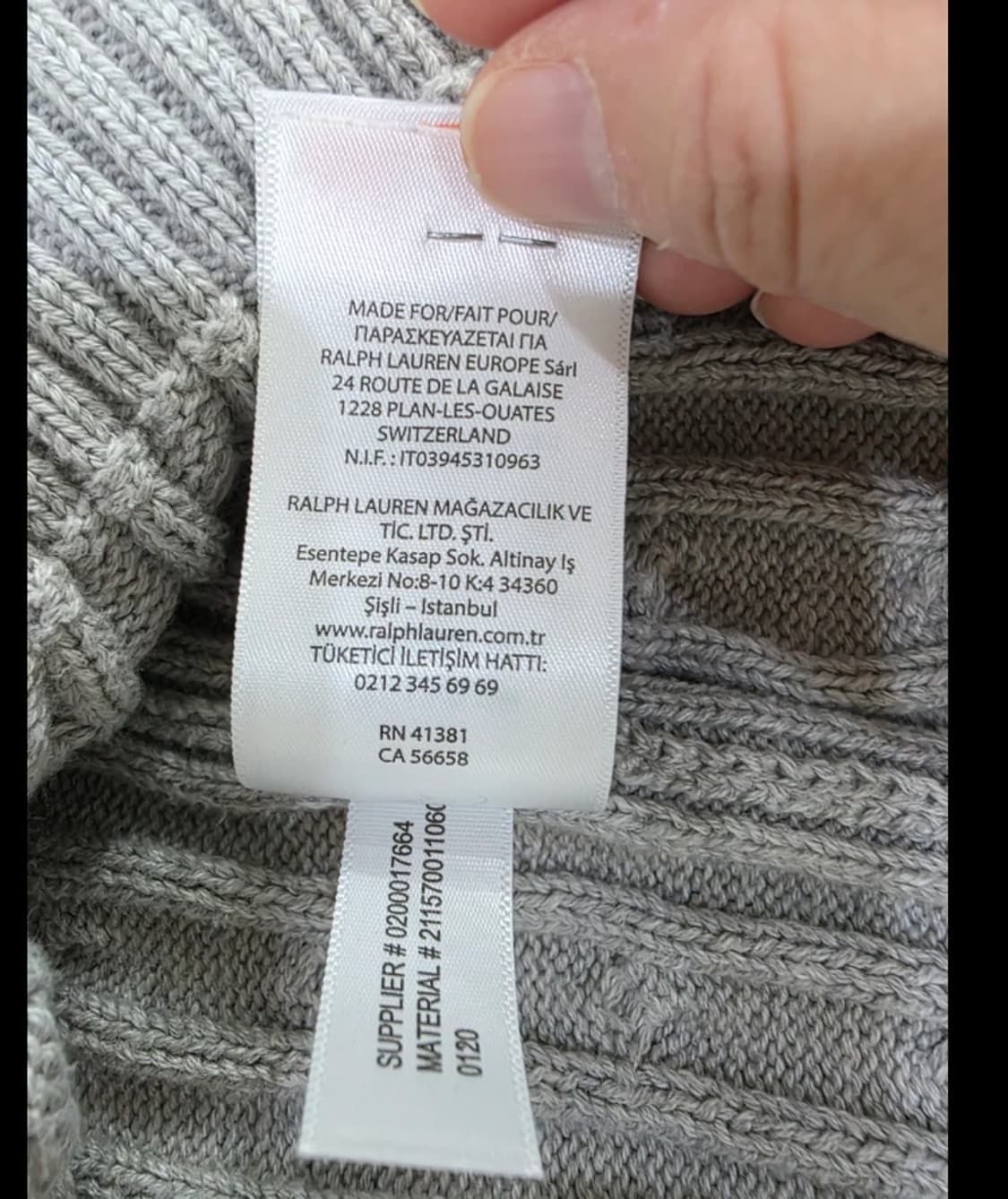 폴로 랄프로렌 케이블 니트 ~55반 상품이미지9