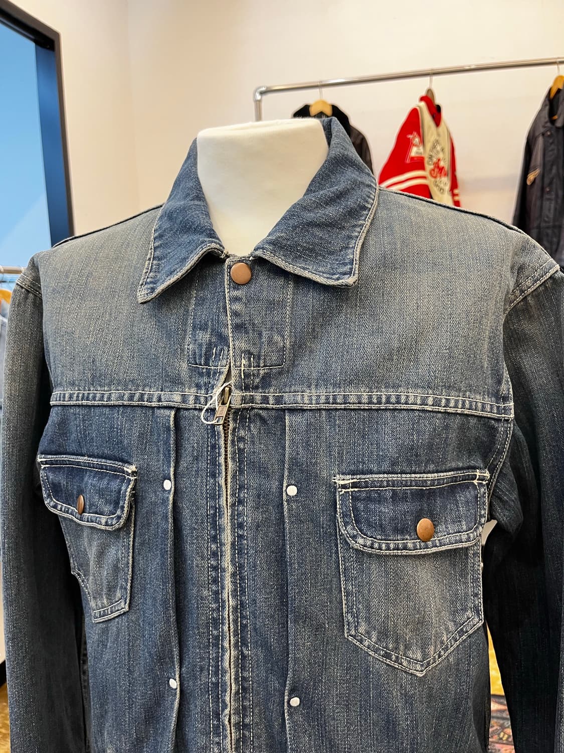 하이브리드 데님 집업 자켓 상품이미지3