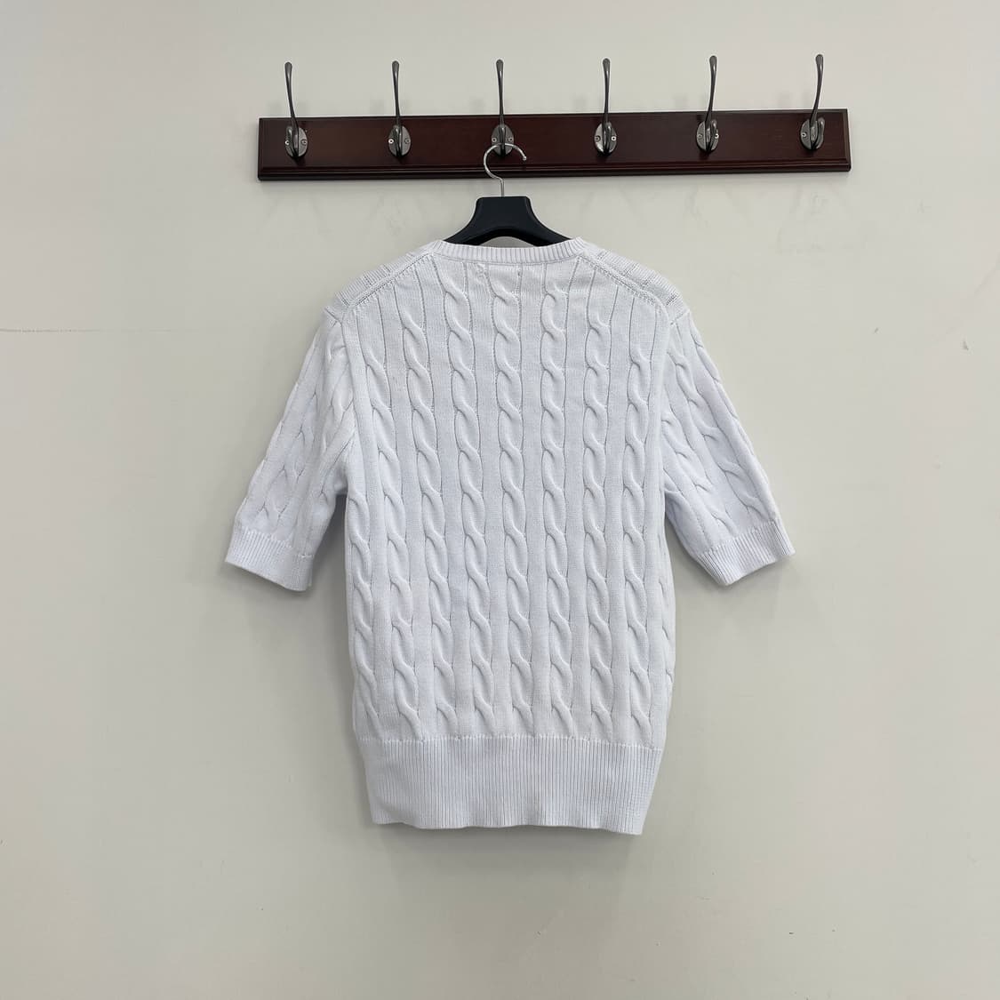 폴로 랄프로렌 케이블 반팔 니트 가디건 상품이미지2