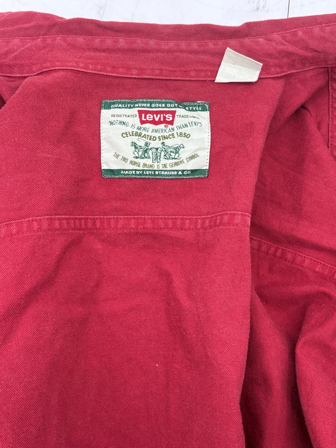 리바이스 워크 셔츠 상품이미지3