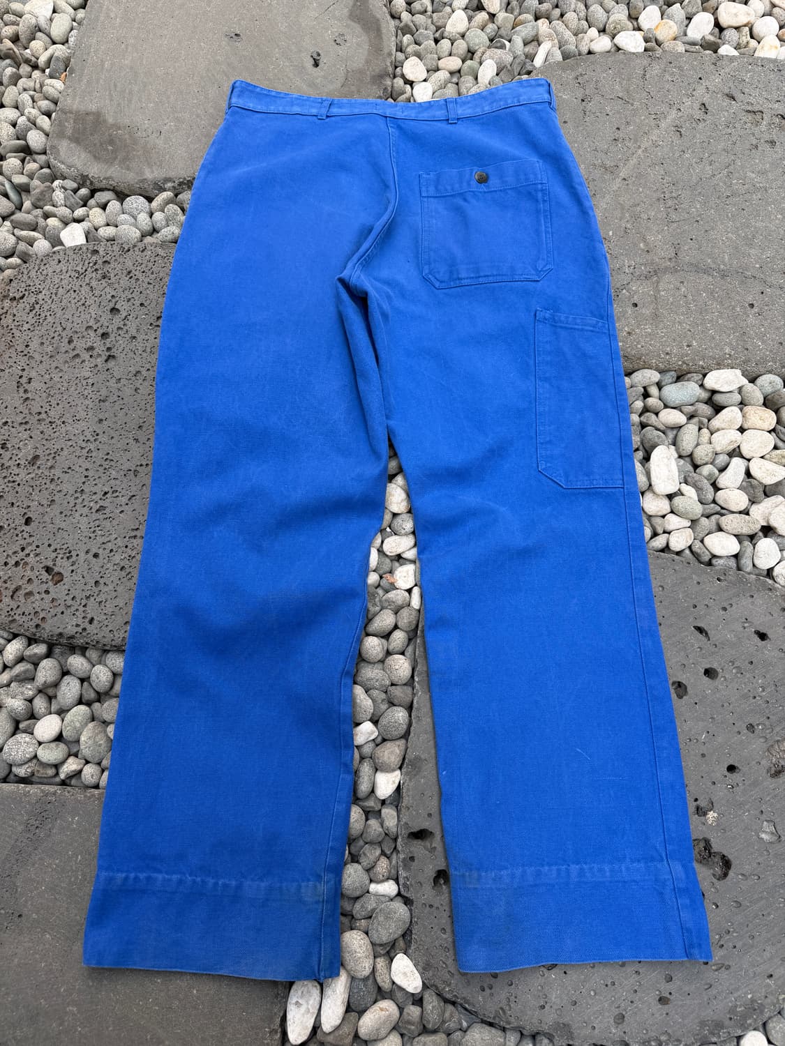 OLD VINTAGE WASHED BLUE FRENCH 프렌치 워크팬츠 상품이미지2