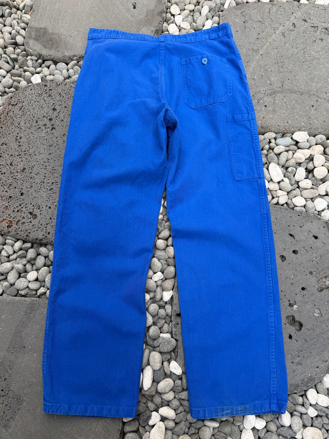 OLD VINTAGE WASHED BLUE FRENCH 프렌치워크팬츠 상품이미지2