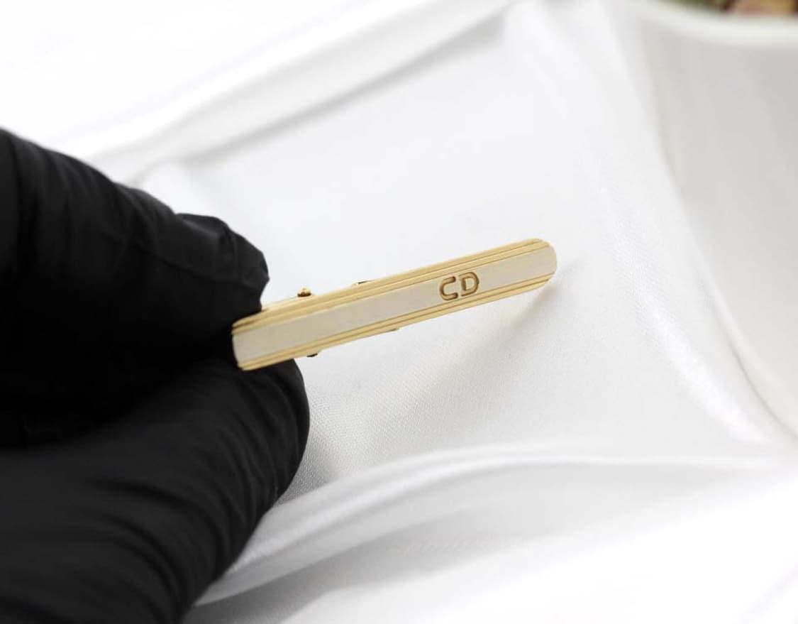 디올 B+등급 4.9cm 남자 명품 넥타이핀 빈티지 상품이미지5