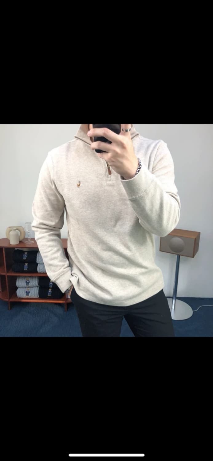   무료배송/새상품/정품) 폴로 면 반집업 6가지 컬러/남녀공용 상품이미지3