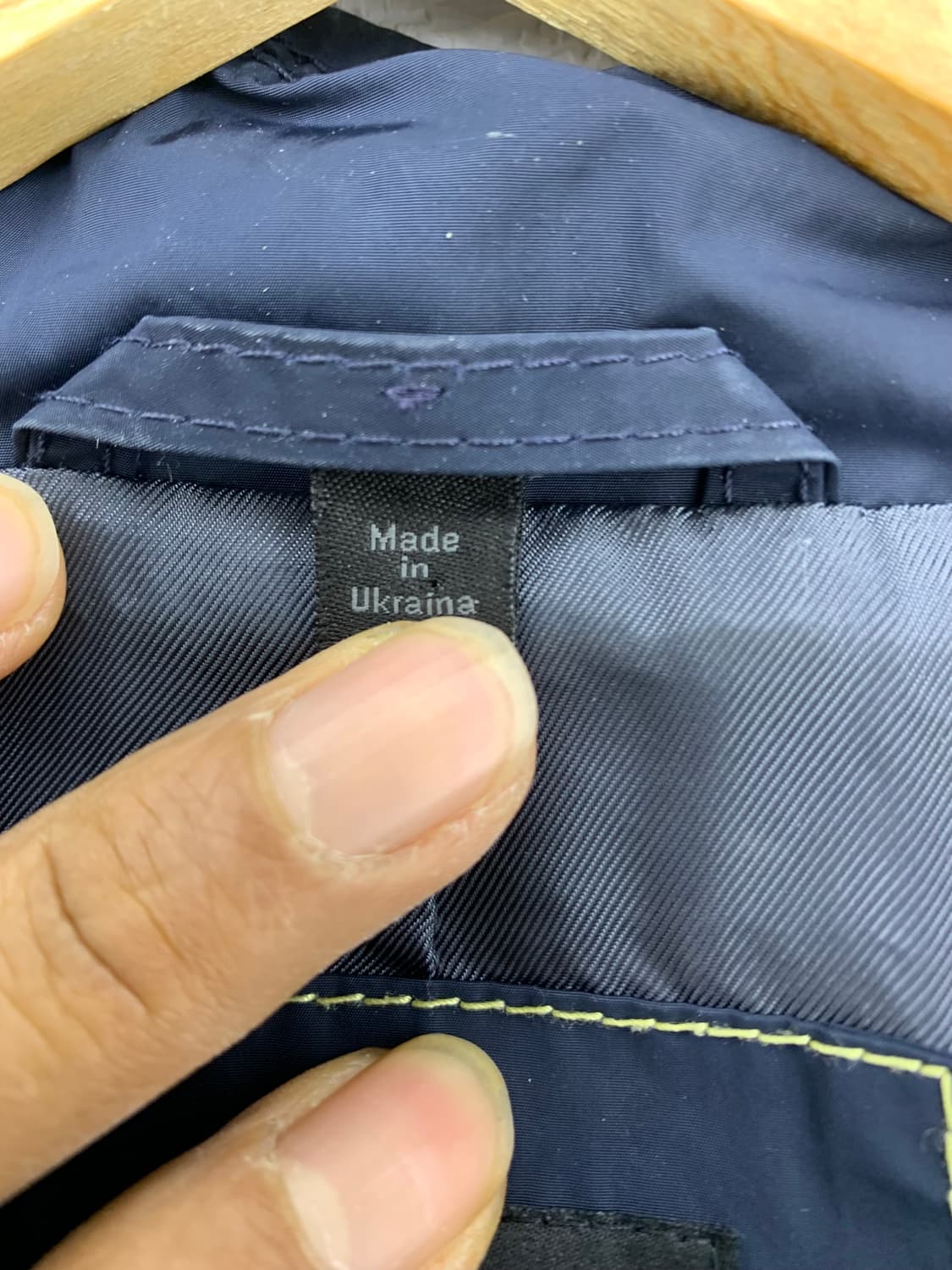 HUGO BOSS 남성 네이비  트렌치 코트 (48) 상품이미지6