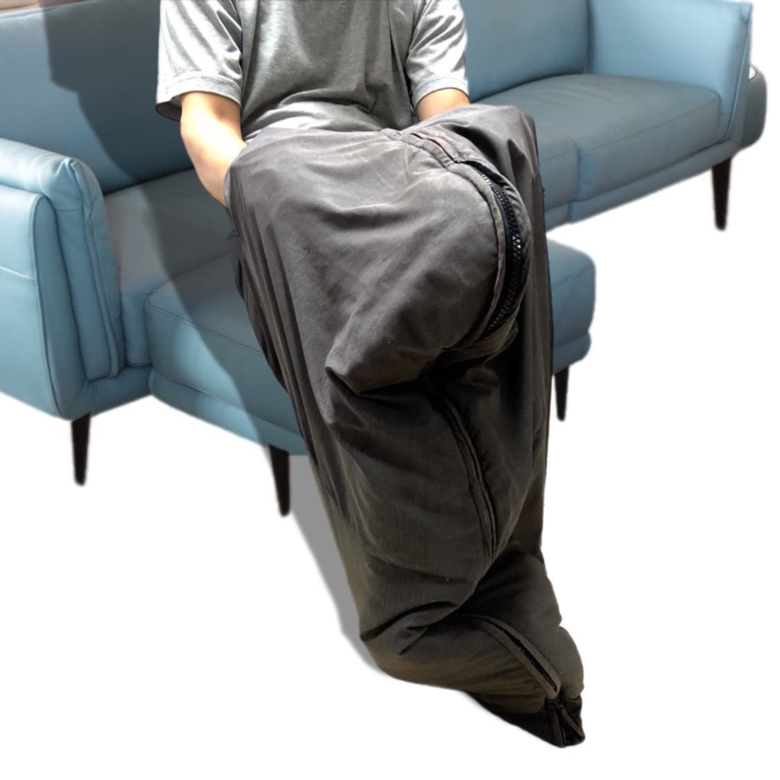 DKNY 빈티지 하프침낭 후디 덕다운 롱패딩 상품이미지3