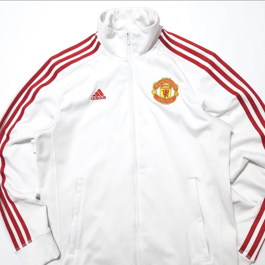 아디다스 16 대장급 맨유 트랙탑 져지 자켓 화이트레드 상품이미지2