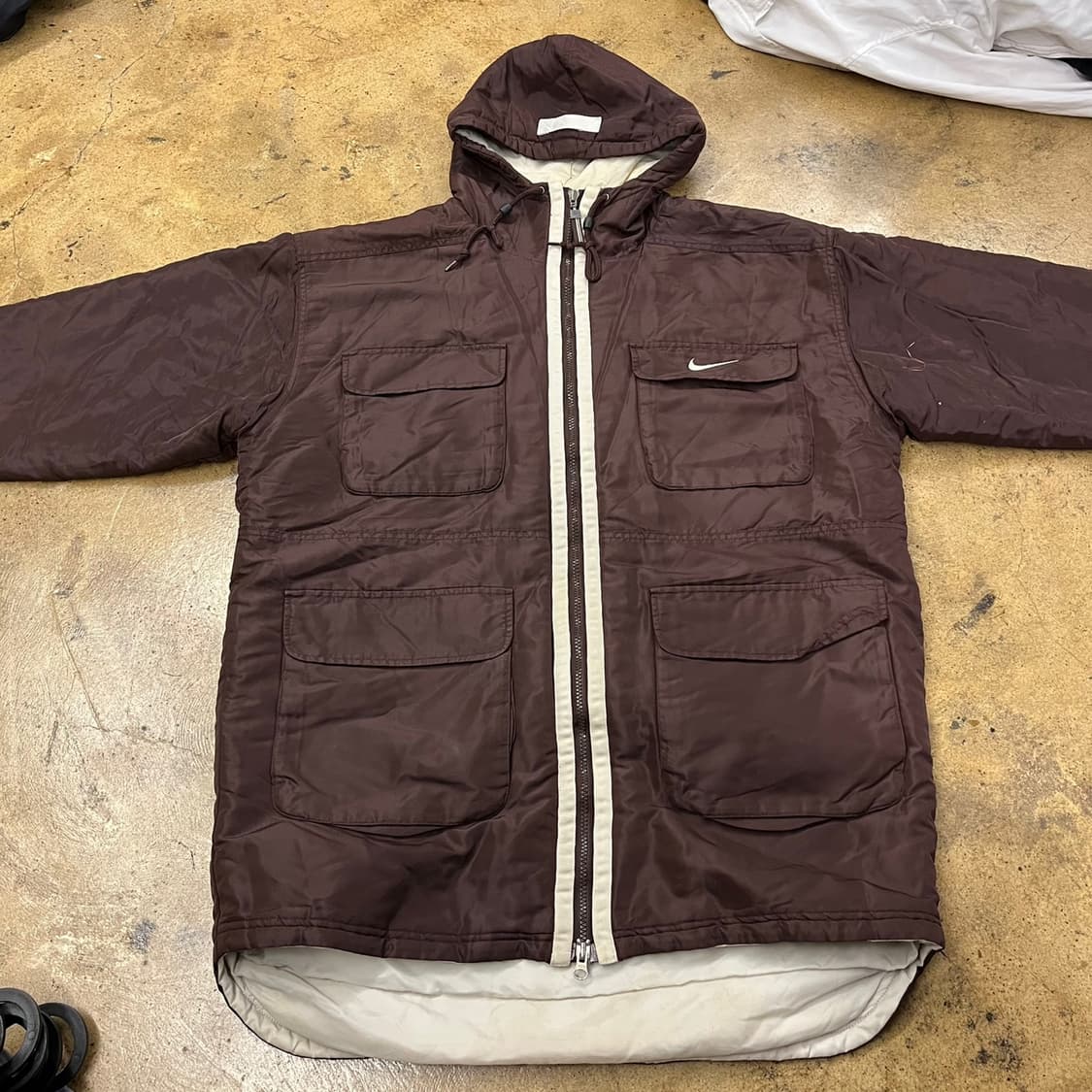 [정품/L] 나이키 브라운 후드 자켓 b18 상품이미지3