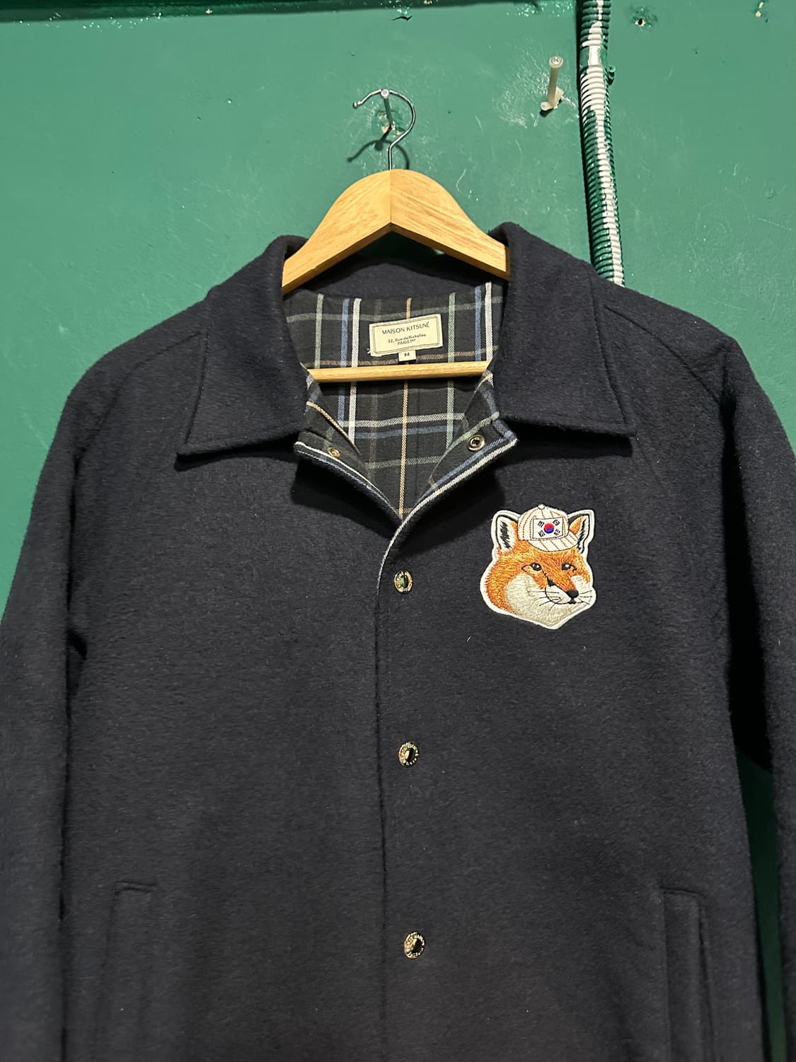 메종키츠네 국뽕 울자켓 M 상품이미지2