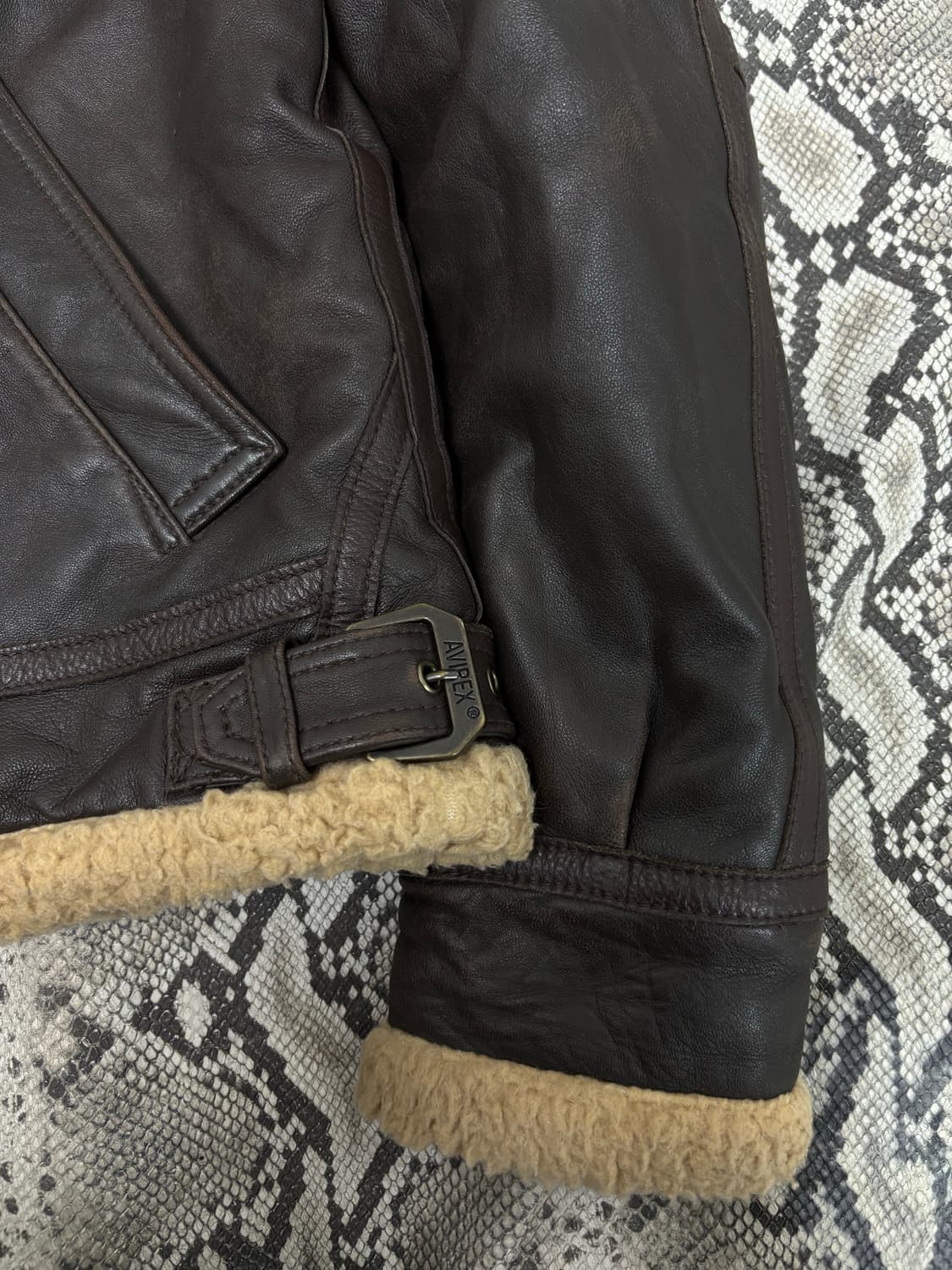 [AVIREX  LTD B-3]Leather Flight Jacket 상품이미지3