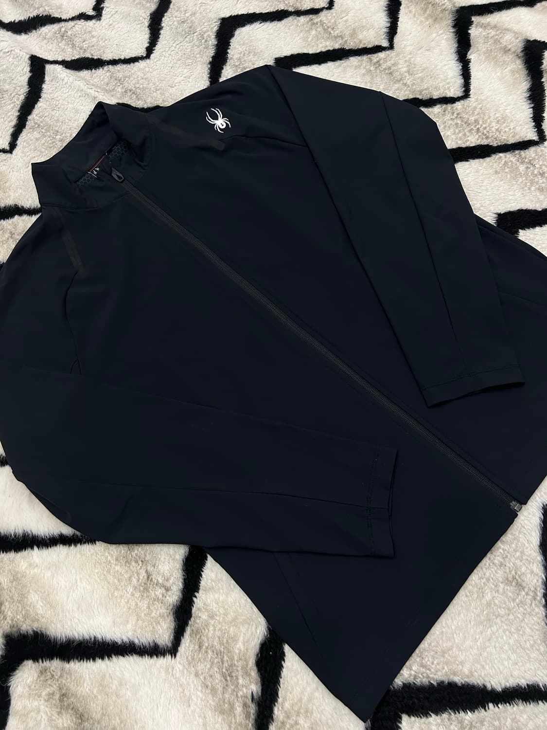 [2XL]스파이더 기능성 긴팔져지/블랙/스판 상품이미지2