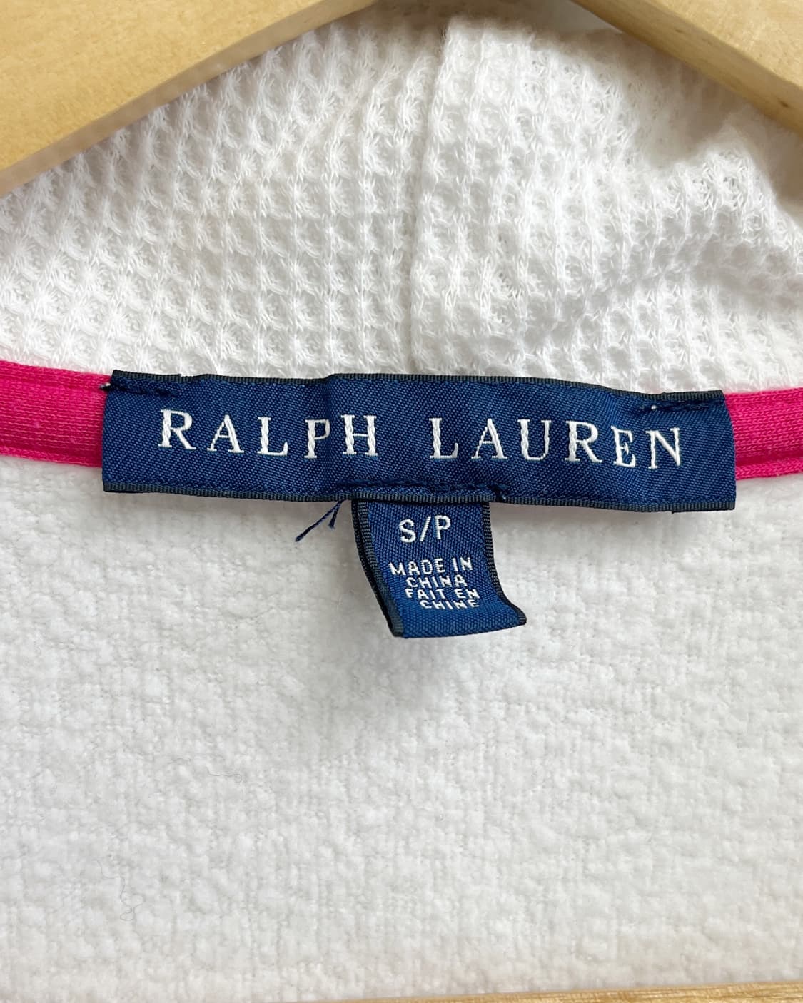 폴로 핑크 빅포니 로고 후드집업 상품이미지7