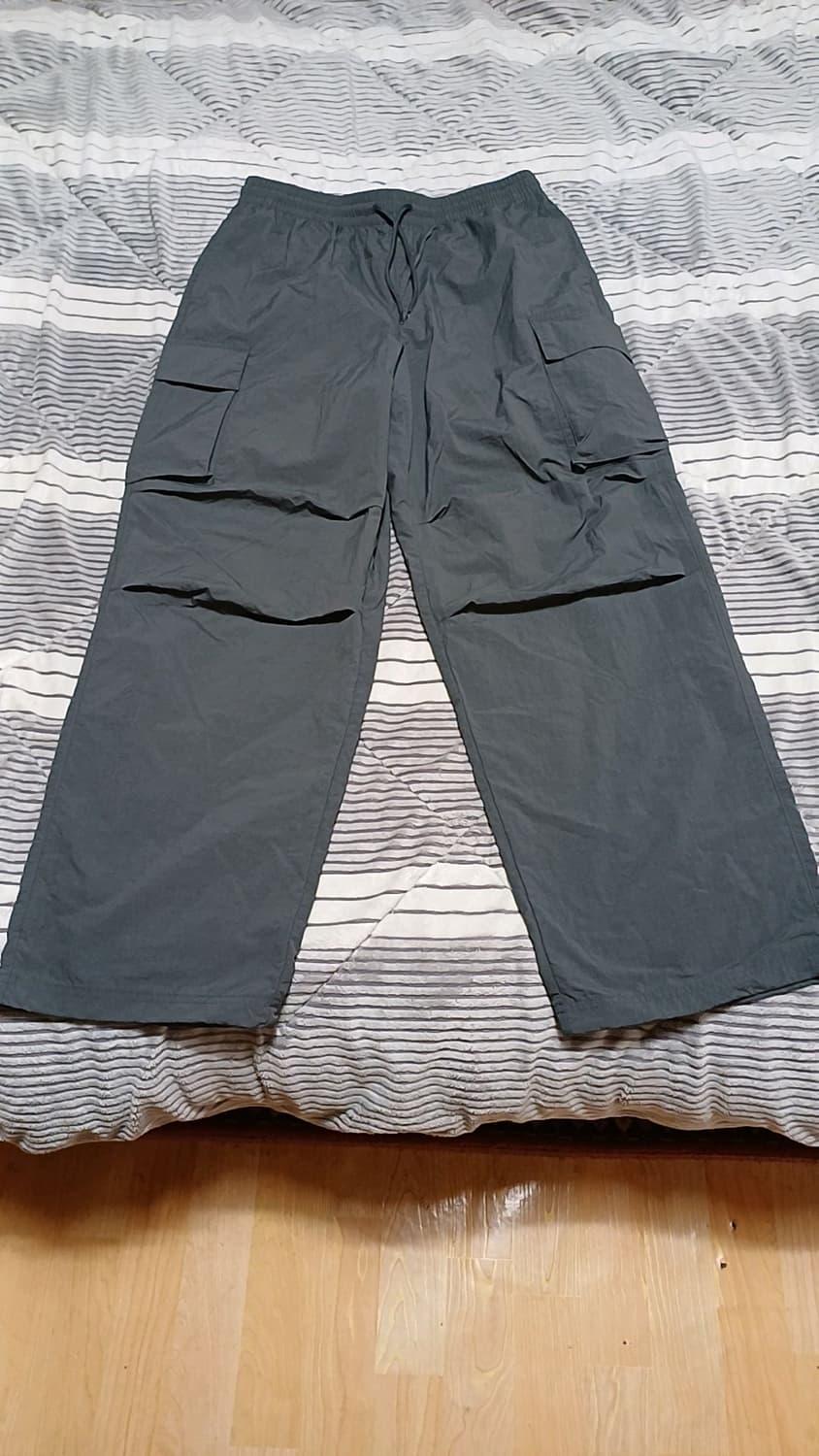 코드그라피 와이드 얇은나일론 카고팬츠 L 기장109 상품이미지1