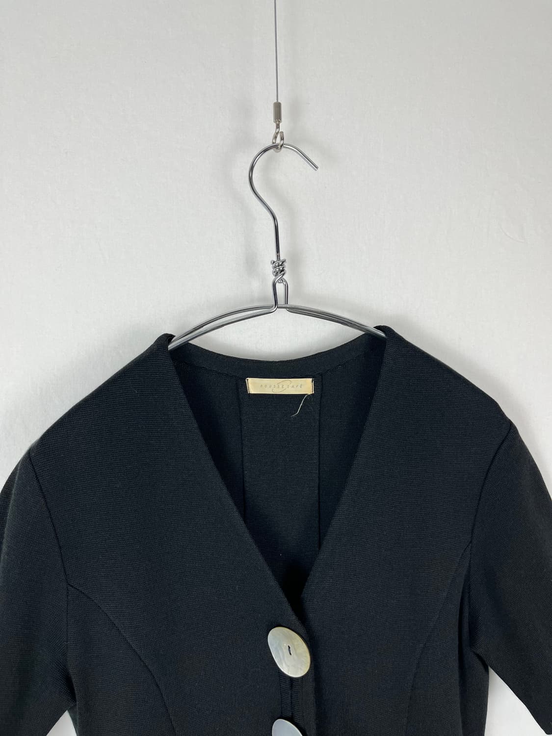 Vintage 자개 단추 반팔 자켓  상품이미지5