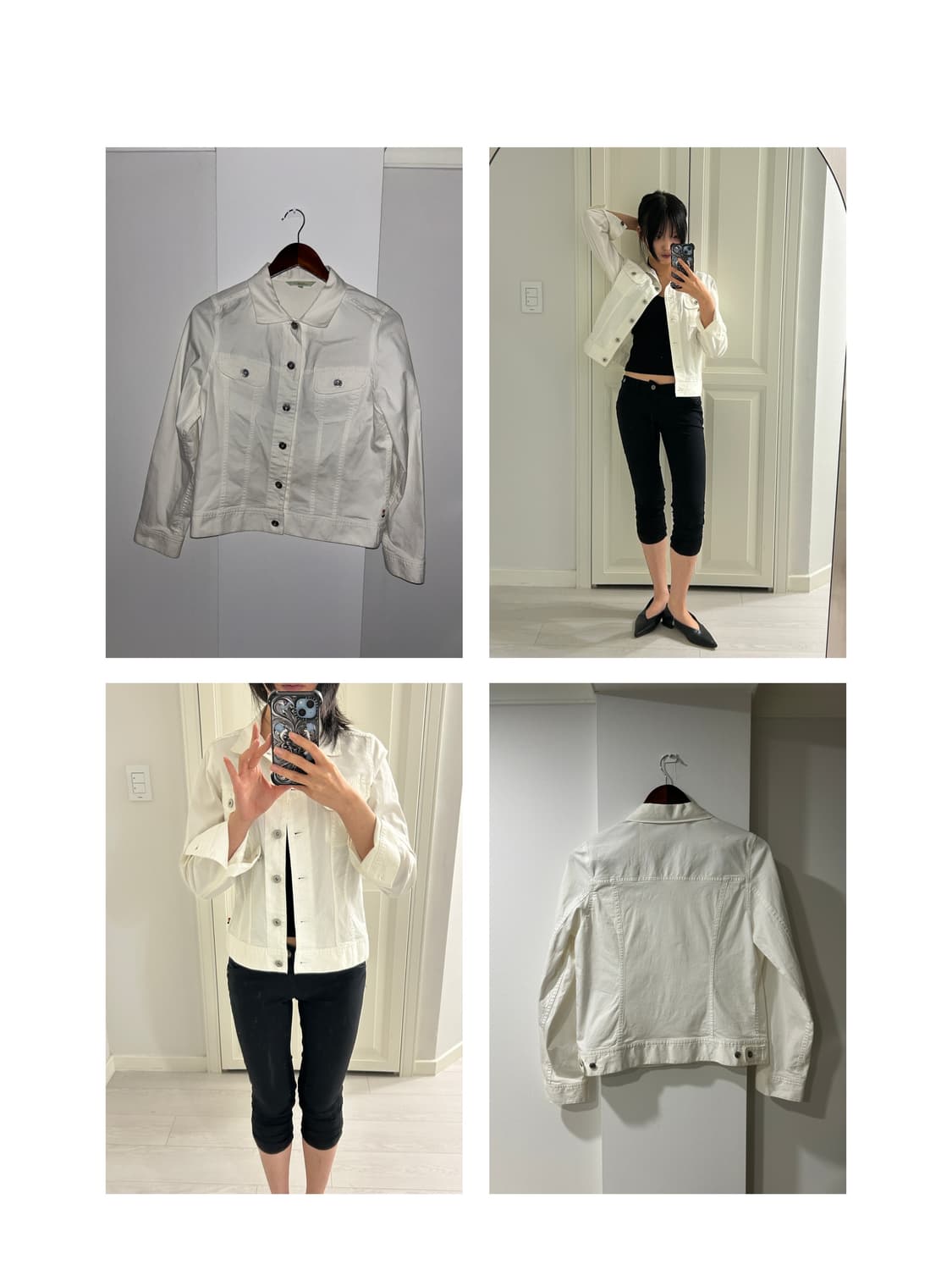 White Trucker Jacket / 빈티지 트러커 자켓 상품이미지1