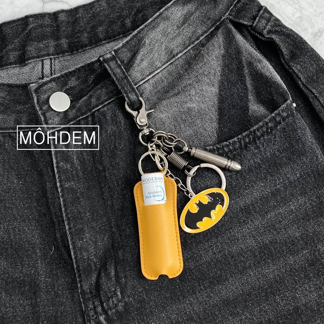 [Unisex] 베트맨 립밤 키링 열쇠고리 상품이미지2