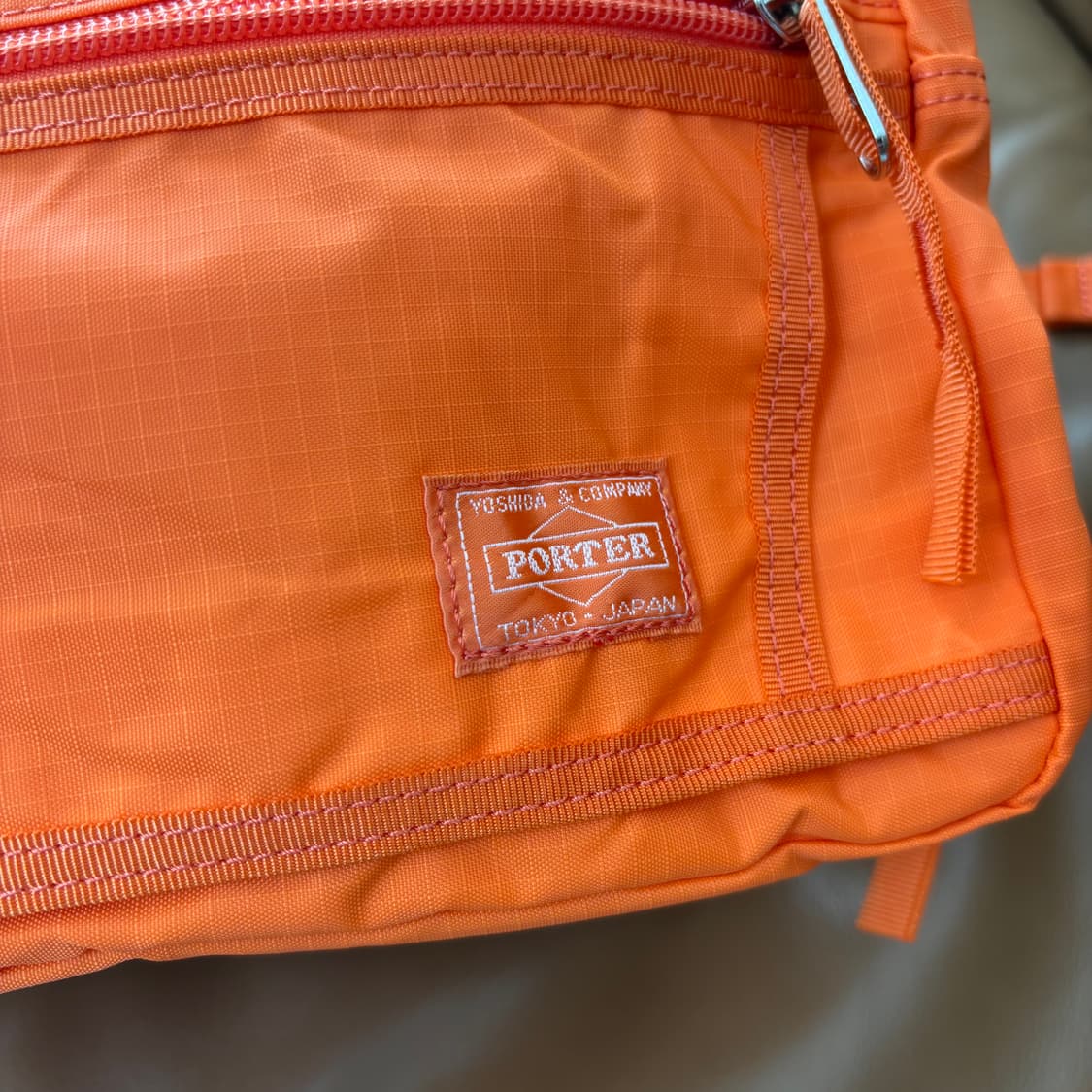 PORTER 포터 투웨이 백팩 크로스백 가방 오렌지 2way 상품이미지10
