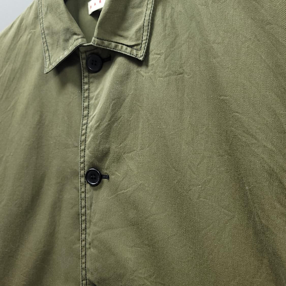 [L] 유니클로 X 마르니 카키 오버사이즈 워크자켓 상품이미지6