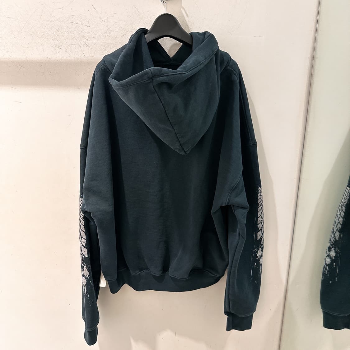 (정품/새상품) RHUDE 루드 남성 빈티지 블랙 4X4 후드 상품이미지4