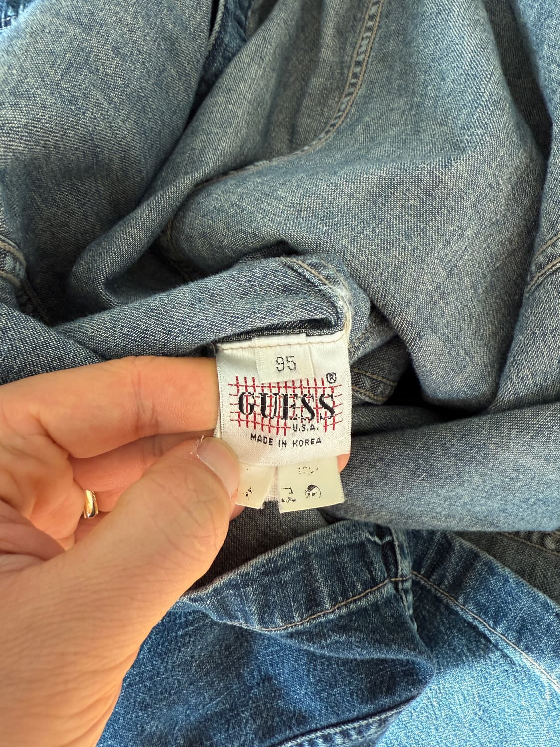 올드 게스(GUESS) 데님 원피스 상품이미지7