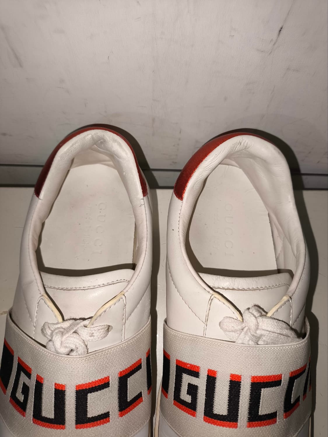 8.5 275mm 구찌 에이스 밴딩 스트라이프 스니커즈 상품이미지6