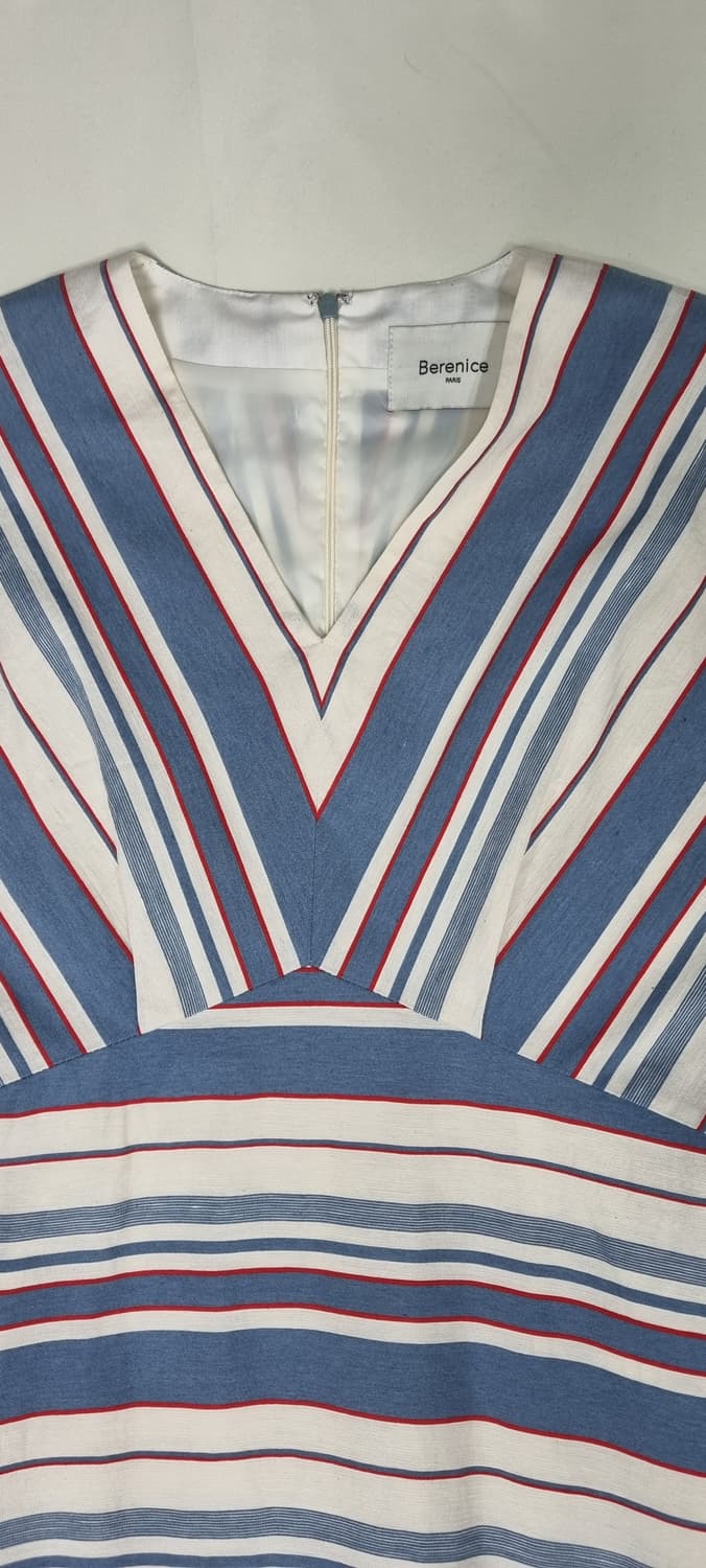 베리니스 BERENICE 스트라이프 원피스 M _ 여성 상품이미지4