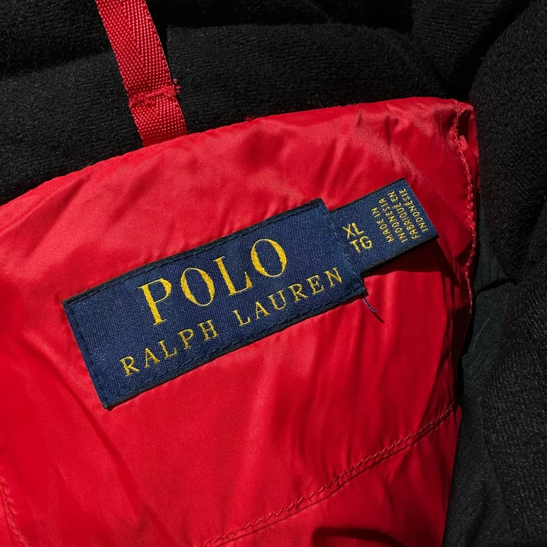 폴로 랄프로렌 빅포니 덕다운 푸퍼 패딩 블랙 상품이미지4