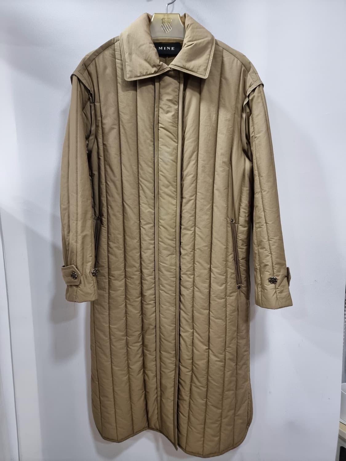 MINE 퀼팅 롱패딩 (C764 상품이미지1