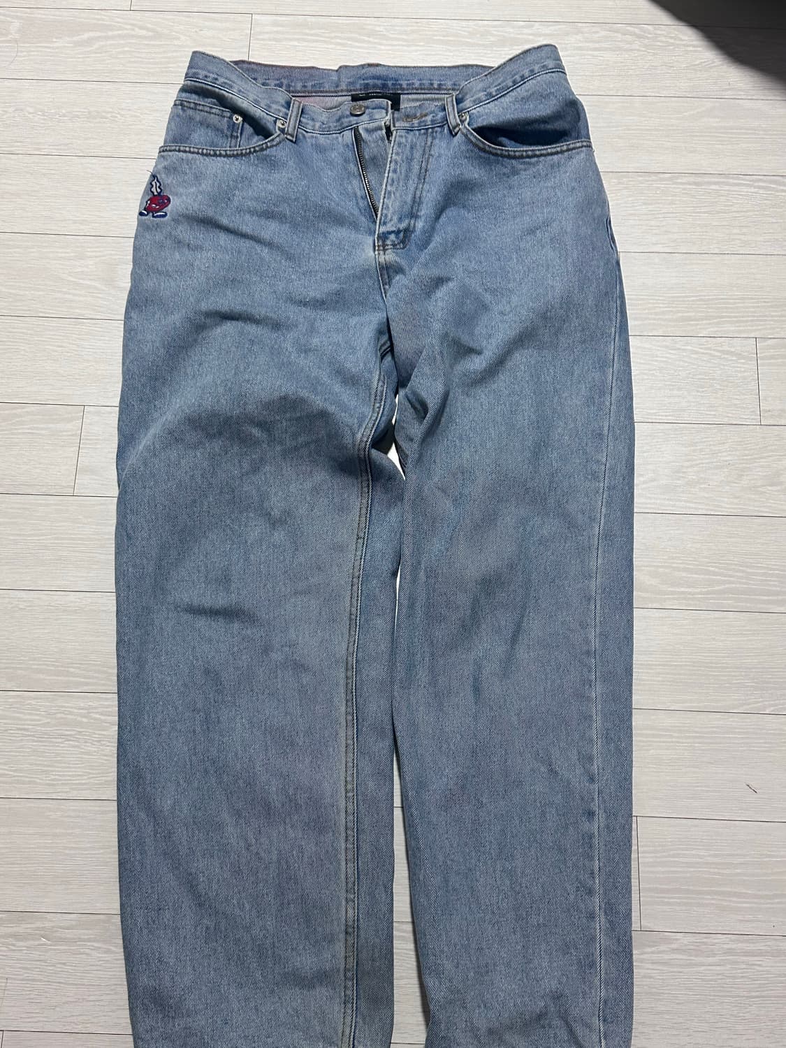 위캔더스 애플데님팬츠 상품이미지3