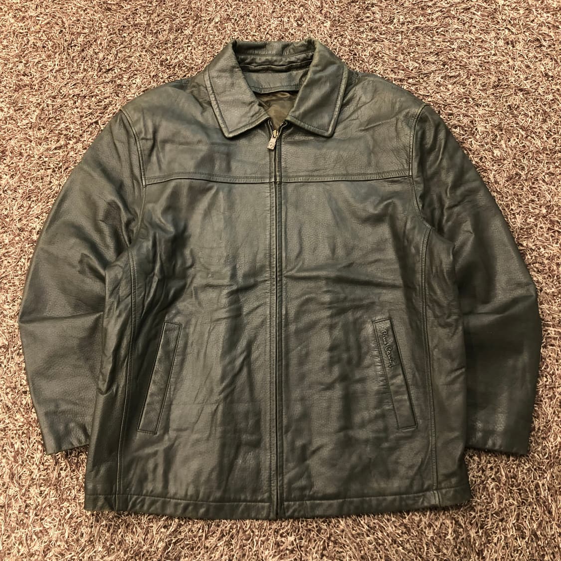 피에르가르뎅 양가죽 집업 레더 가죽 자켓 상품이미지1