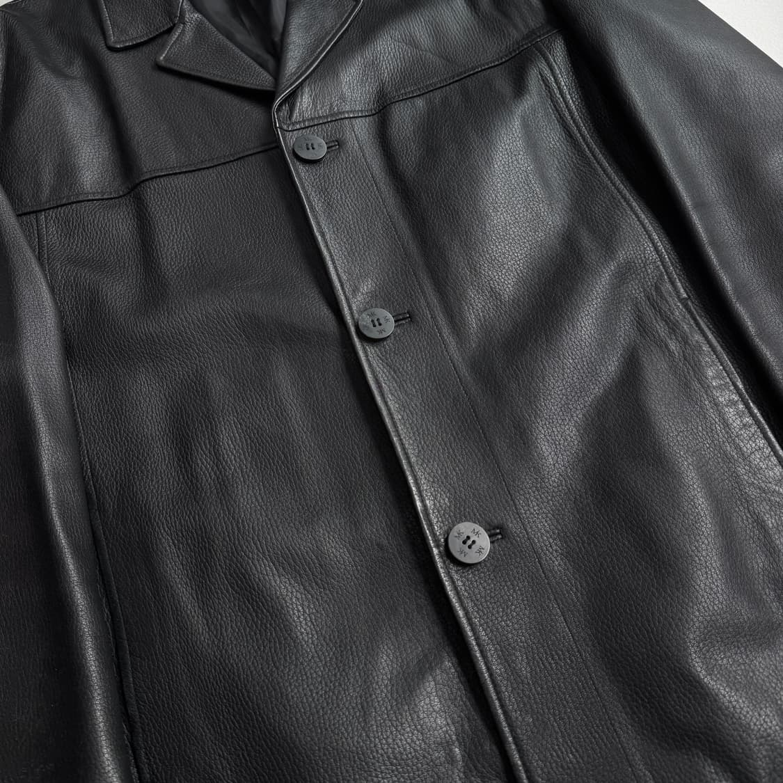 빈티지 양가죽 리얼레더 카코트 가죽 블레이저 자켓 상품이미지4