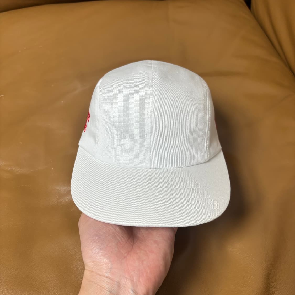 휴먼메이드 걸스 돈 크라이 캠프캡 모자 워시드 화이트 상품이미지3