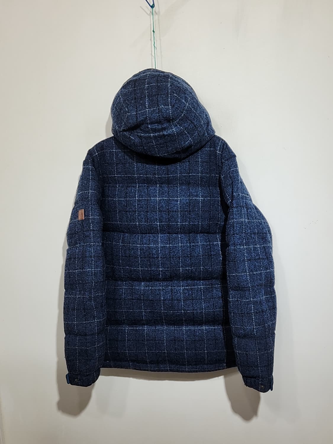 (100) 노스페이스 해리스트위드 패딩점퍼 체크 구스다운 후드자켓  상품이미지7