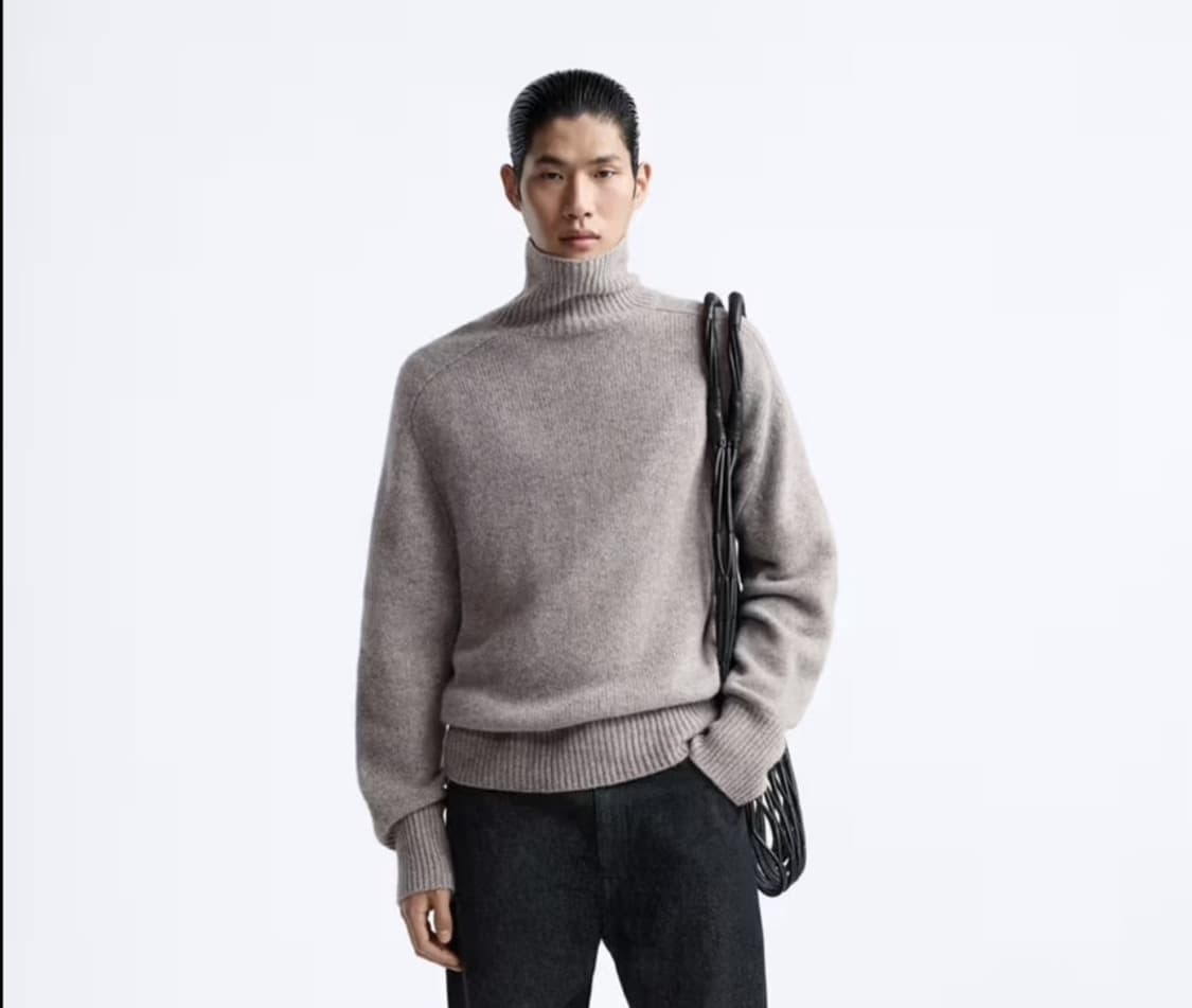 자라x스튜디오니콜슨 터틀넥 니트 상품이미지4