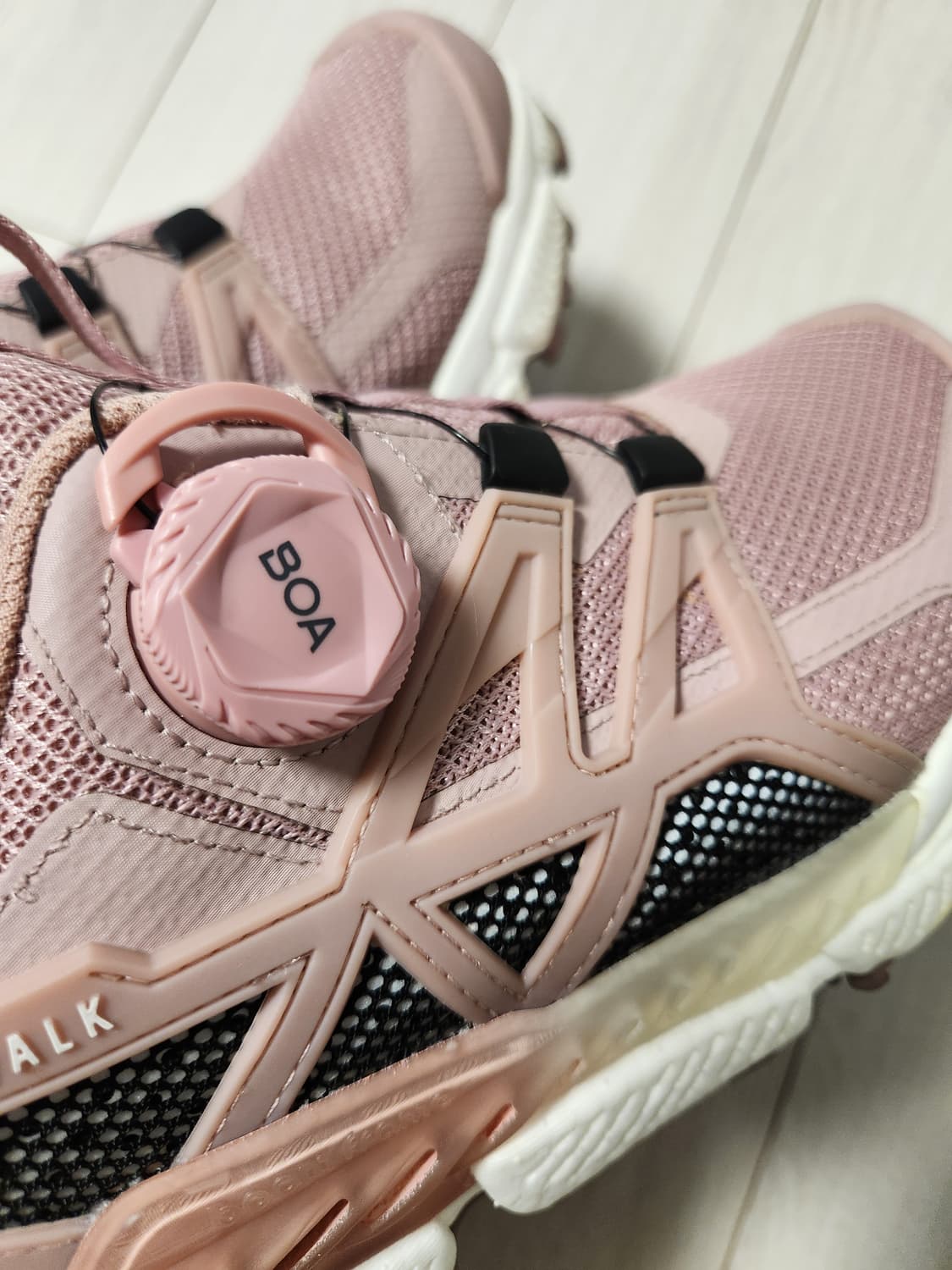 실착두어번))K2 수지 다이얼 트레킹화 폴리곤 FWF22N56 등산화 워 상품이미지3