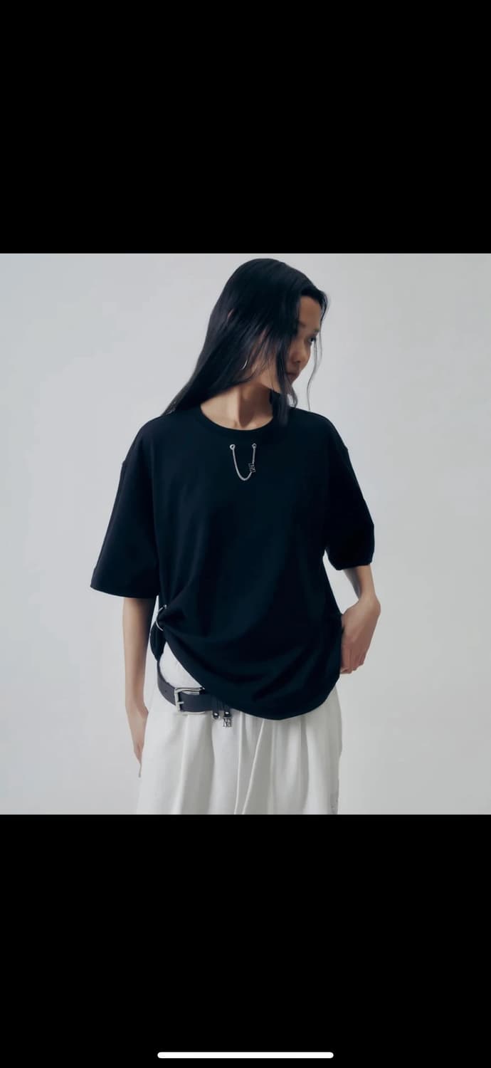 트리밍버드 체인 티셔츠 상품이미지1