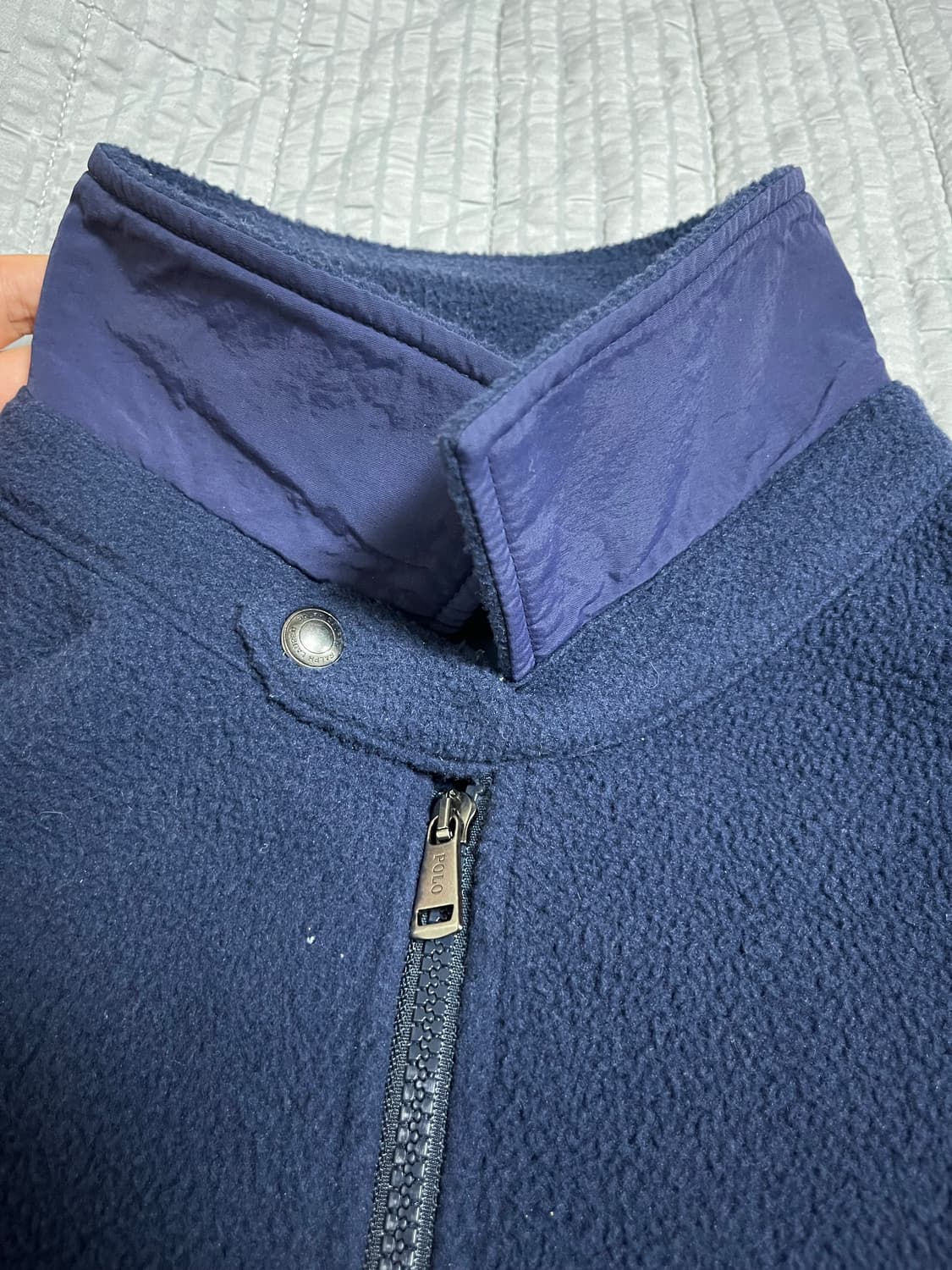 폴로 랄프 로렌 x 빔즈 네이비 앤 골드 컬렉션 플리스 자켓 다크 네이비 상품이미지4