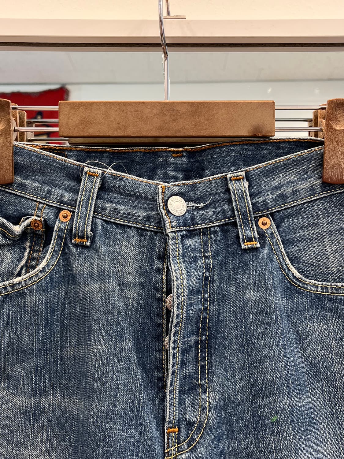 Levis 리바이스 501 컷오프 데님 쇼츠 팬츠 (30-31) 상품이미지2