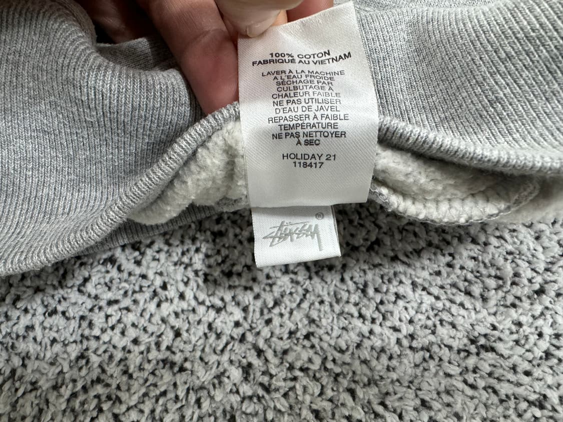 스투시 오버다이드 스탁로고 후드 상품이미지4