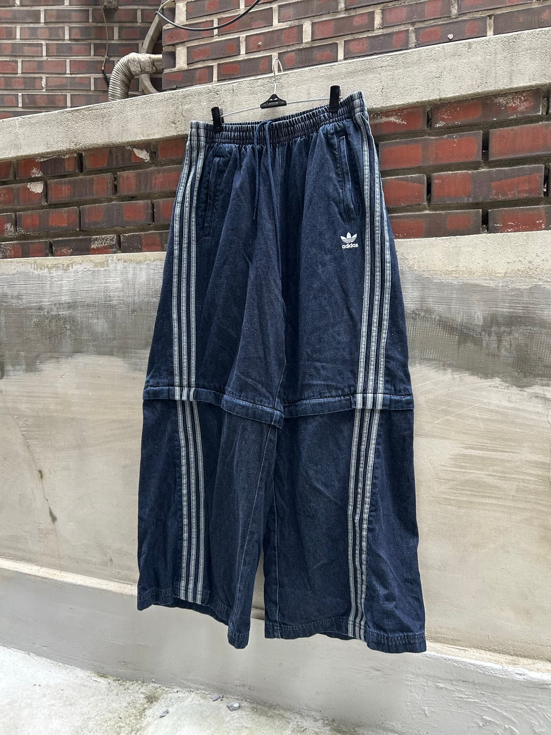 *rare* 유일매물 아디다스 파이어버드 와이드 데님팬츠 상품이미지3