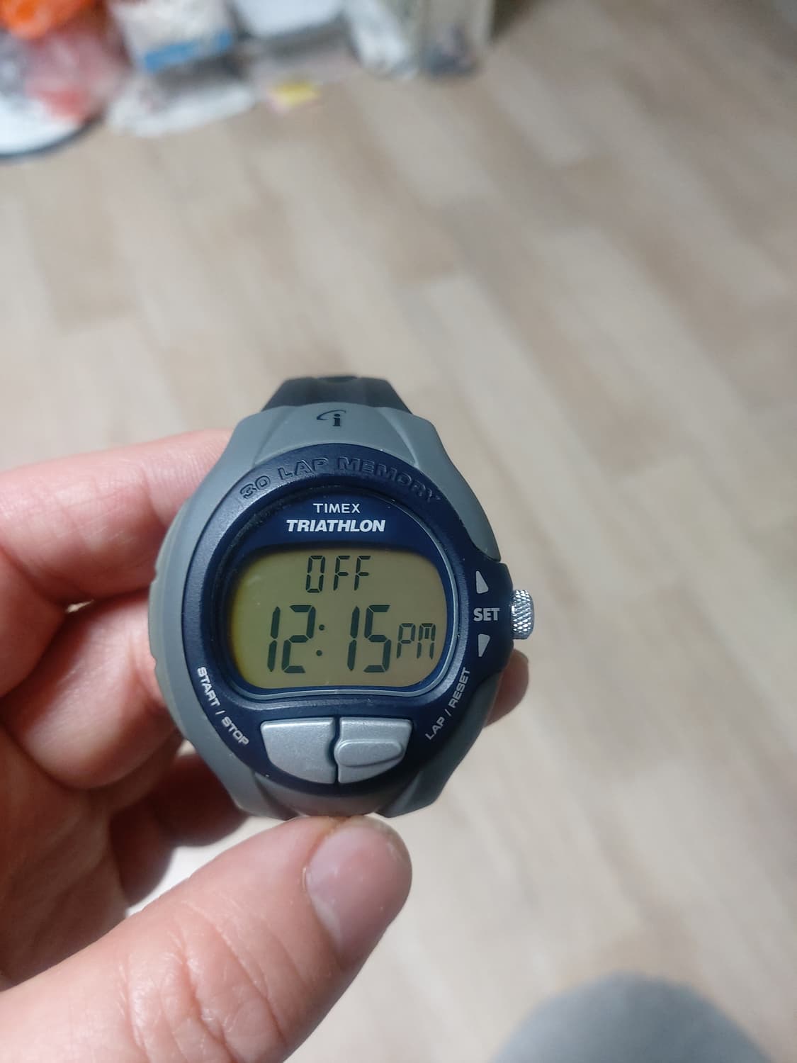 타이맥스 트라이애슬론 회색 디지털 시계 상품이미지1