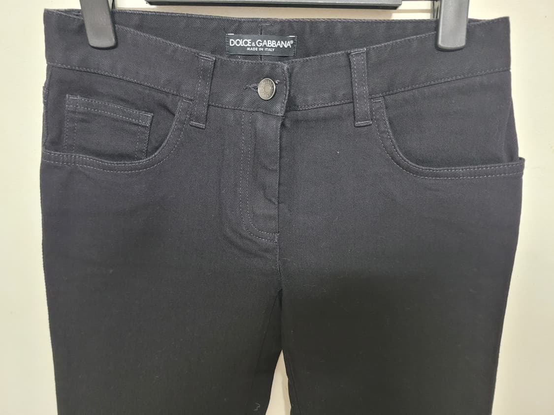 (정품)돌체앤가바나 블랙 데님 팬츠 38 상품이미지2