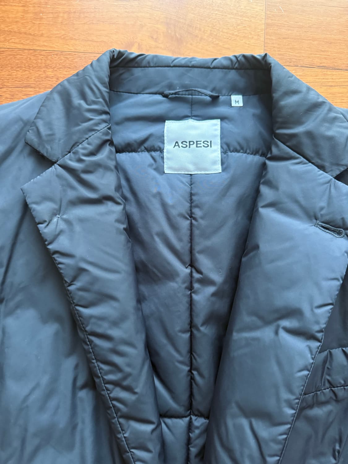 아스페시 네이비 패딩코트 상품이미지2